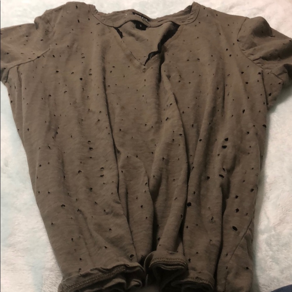 Olive green distressed roped from Torrid.